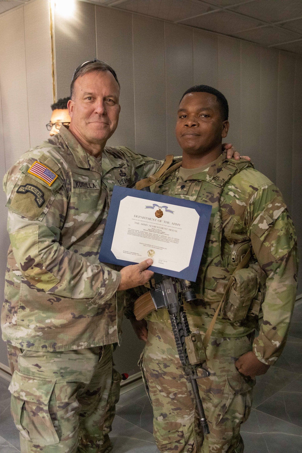 Soldier named 'Ace of Syria' for base defense
