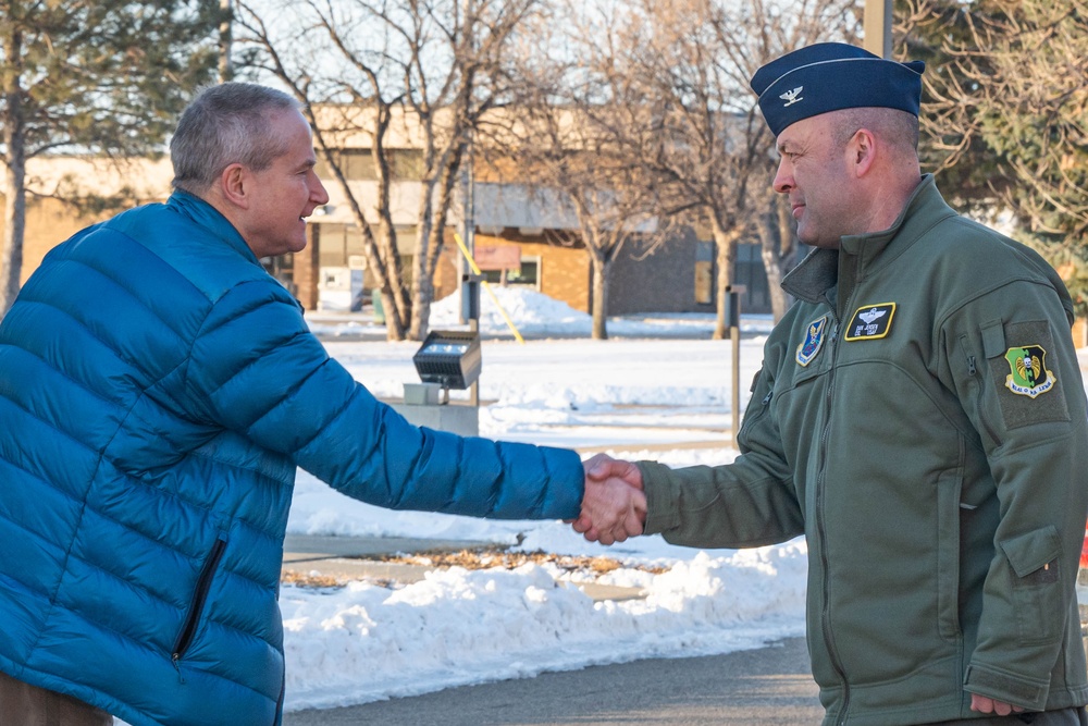 Senate Armed Services Committee professional staff members visit Minot AFB