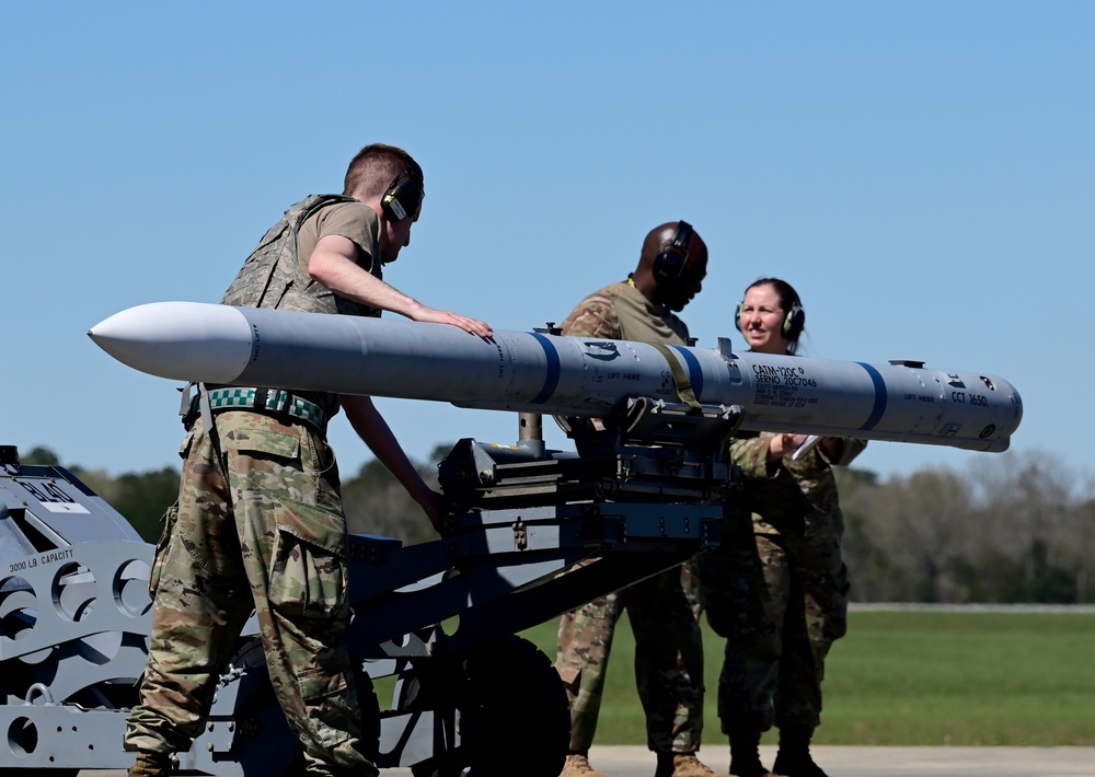 Airmen participate in Agile Flag 23-1 at the contingency location