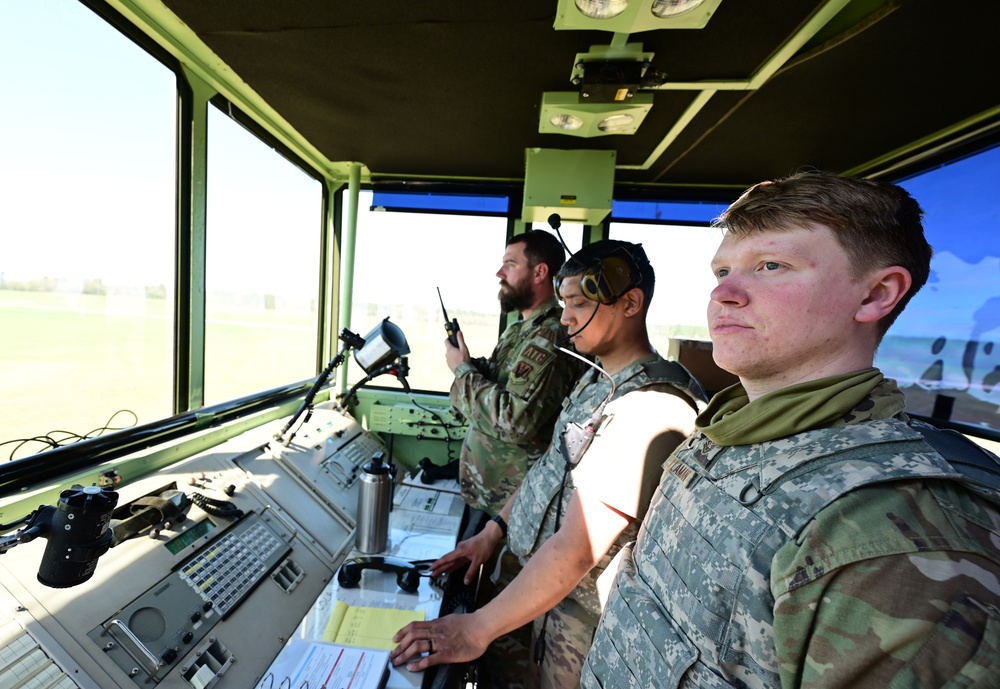 Airmen participate in Agile Flag 23-1 at the contingency location