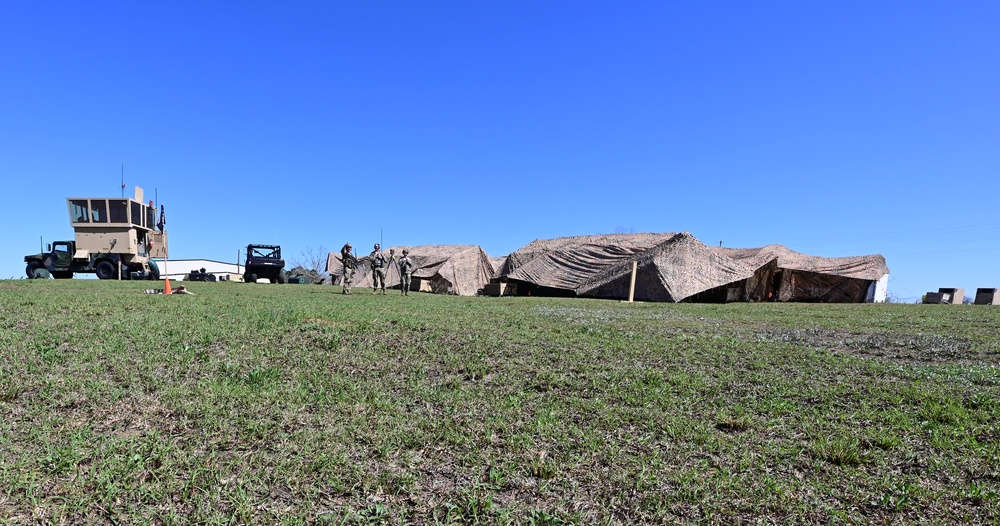 Airmen participate in Agile Flag 23-1 at the contingency location