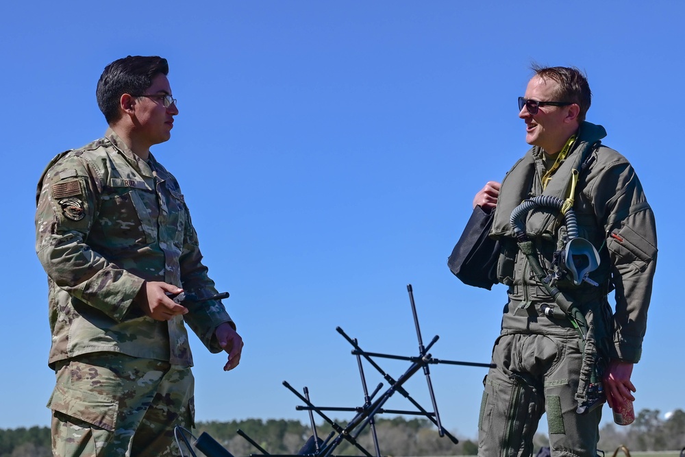 Airmen participate in Agile Flag 23-1 at the contingency location