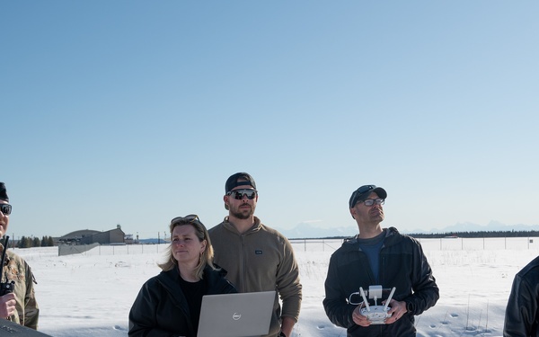 Eielson AFB conducts Drone Test