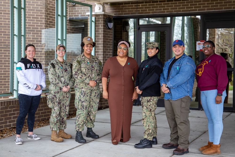 STEP FORWARD. PREVENT. REPORT. ADVOCATE. Norfolk Naval Shipyard Kicks off Sexual Assault Awareness and Prevention Month Highlighting Effective Prevention