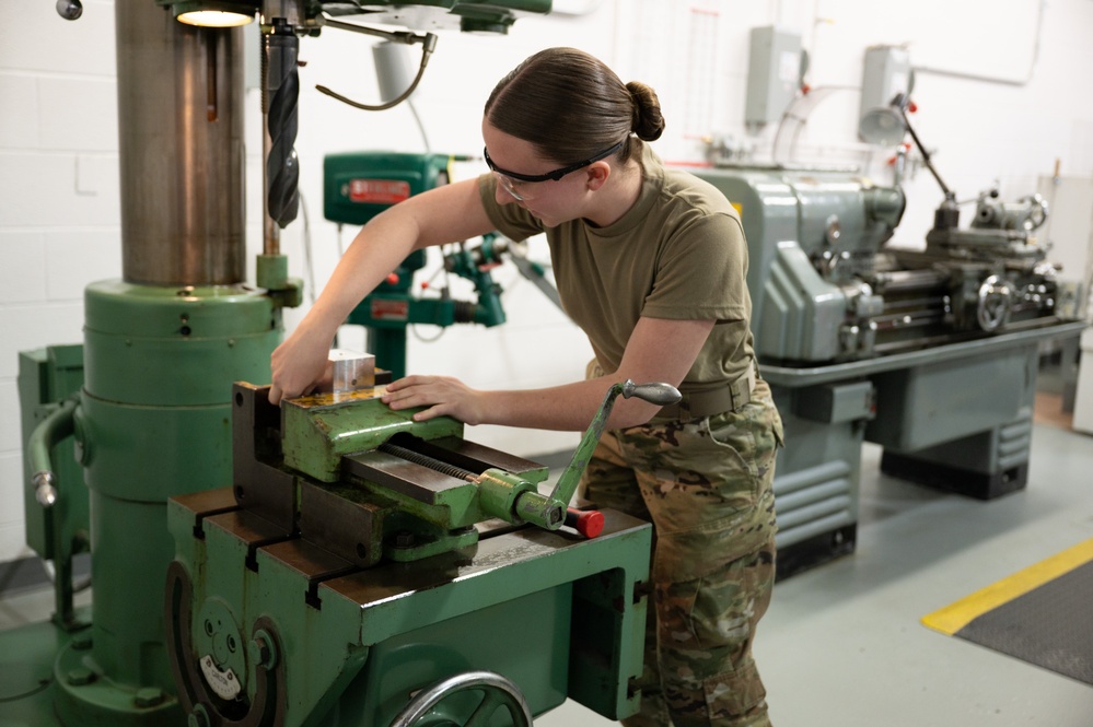New Aviator Finds Her Passion for Metalworking in the Air Force’s Metals Technology Shop
