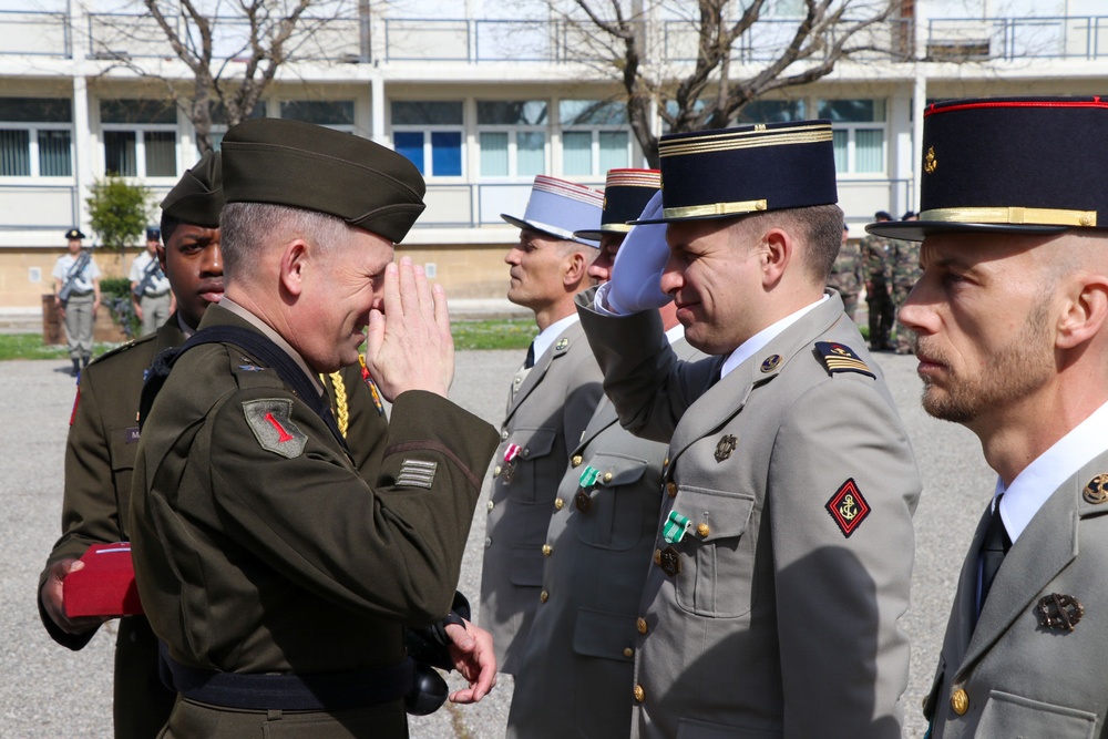 U.S. Army Maj. Gen. Todd Wasmund awarded French Legion of Honor