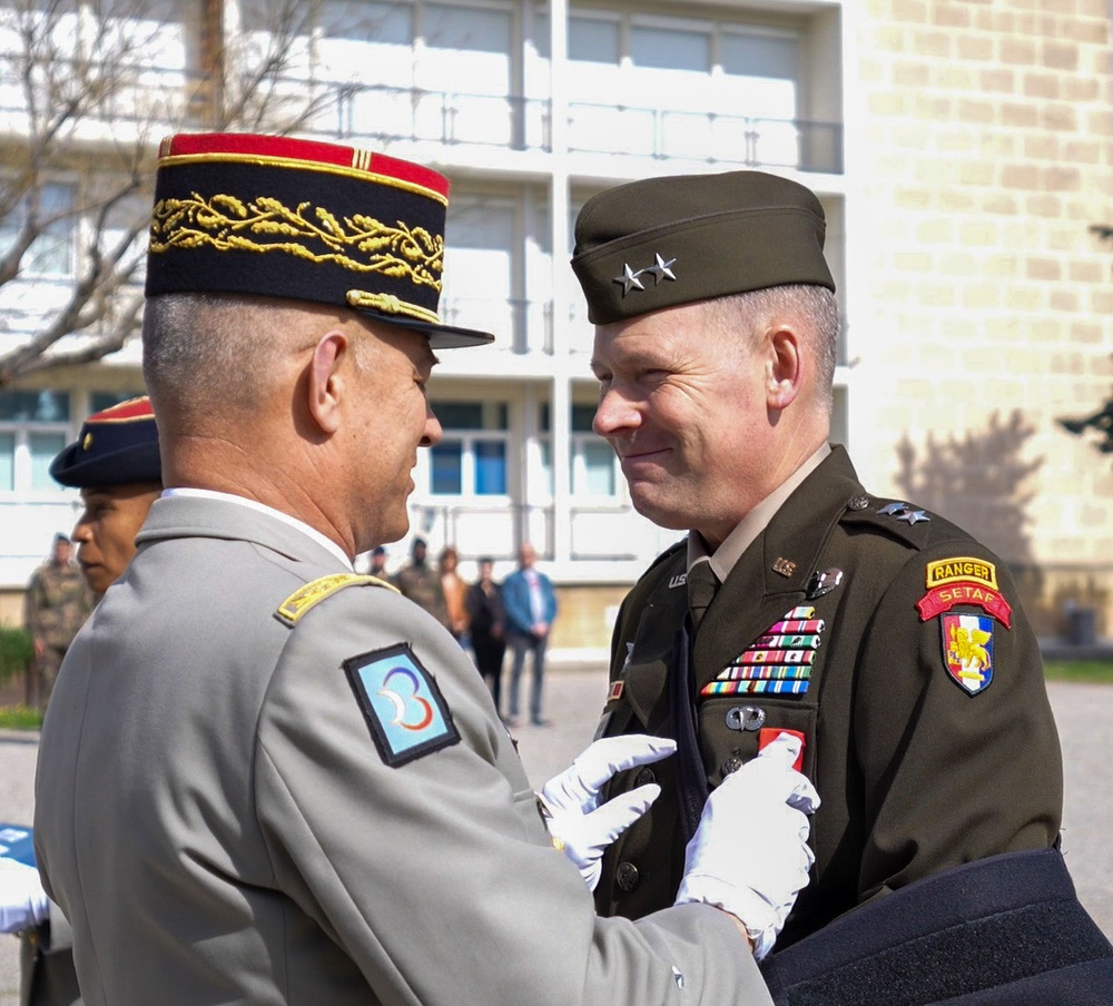 U.S. Army Maj. Gen. Todd Wasmund awarded Legion of Honor