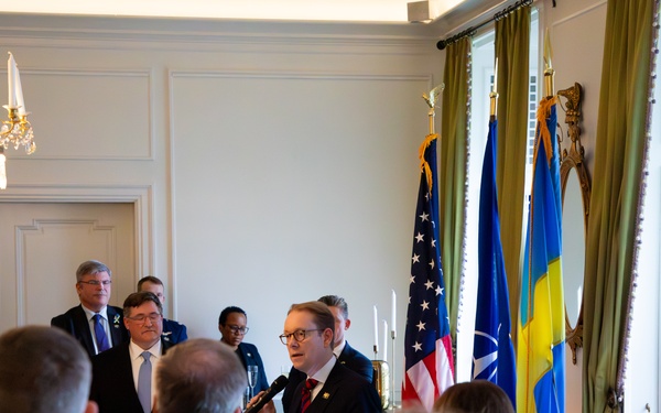 Swedish Foreign Minister and USAREUR-AF Band set the tone for NATO Reception