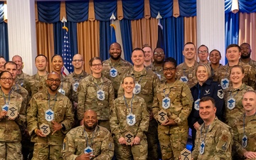 Celebrating the Air Force's newest Senior Master Sergeants at Joint Base Anacostia-Bolling