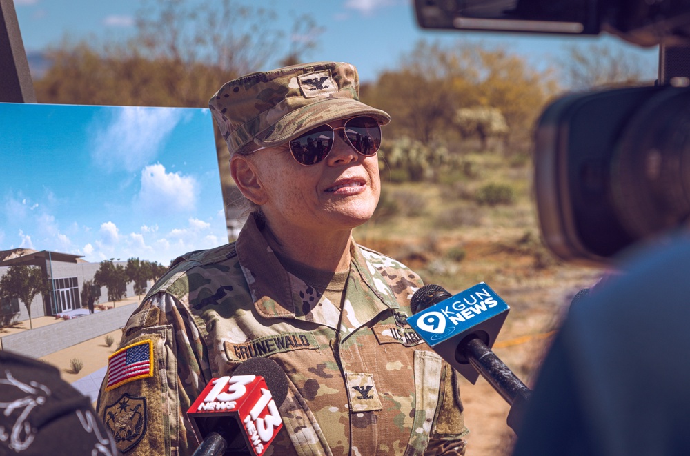 The Groundbreaking Ceremony of the Tucson Readiness Center