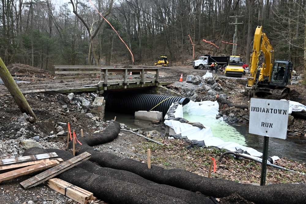 Work underway on Marquette Lake bridge project