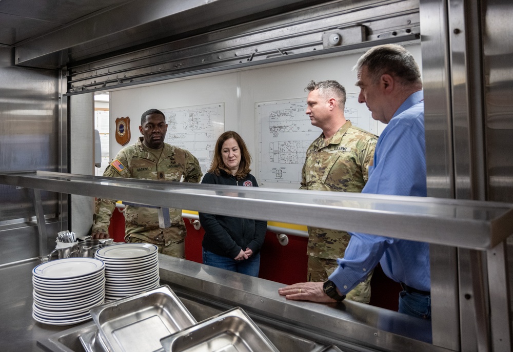 Assistant Secretary of the Army for Manpower and Reserve Affairs tours U.S. Army Vessel CW3 Harold C. Clinger