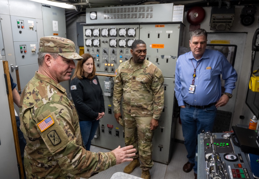 Assistant Secretary of the Army for Manpower and Reserve Affairs tours U.S. Army Vessel CW3 Harold C. Clinger