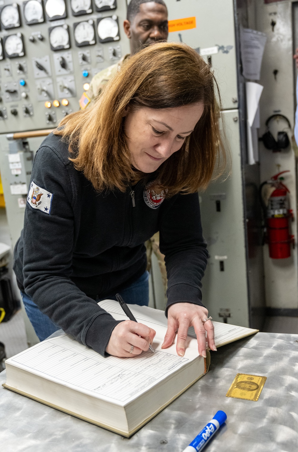 Assistant Secretary of the Army for Manpower and Reserve Affairs tours U.S. Army Vessel CW3 Harold C. Clinger