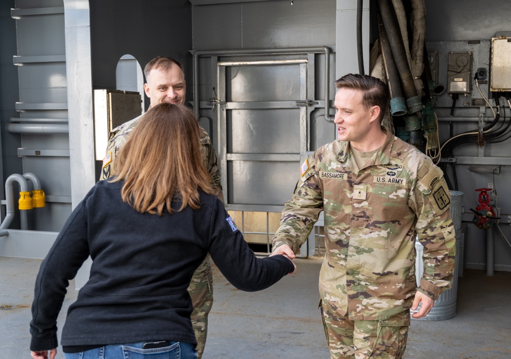 Assistant Secretary of the Army for Manpower and Reserve Affairs tours U.S. Army Vessel CW3 Harold C. Clinger