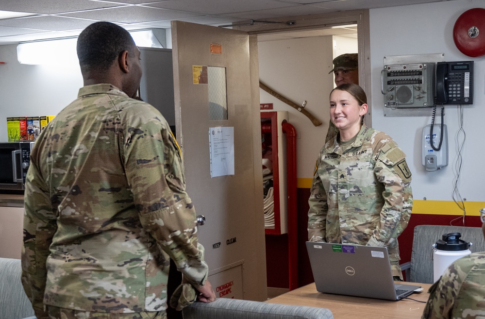 Assistant Secretary of the Army for Manpower and Reserve Affairs tours U.S. Army Vessel CW3 Harold C. Clinger