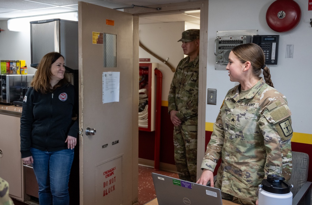 Assistant Secretary of the Army for Manpower and Reserve Affairs tours U.S. Army Vessel CW3 Harold C. Clinger