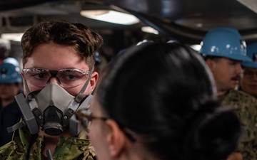 Nimitz Conducts Respirator Fit Tests