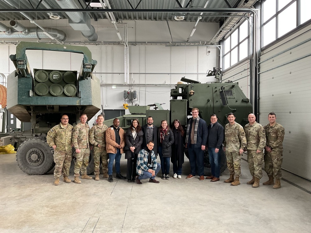 U.S. staff delegation visits Soldiers at Camp Tapa, Estonia