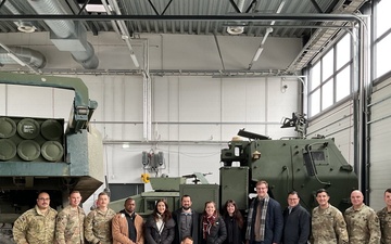 U.S. staff delegation visits Soldiers at Camp Tapa, Estonia