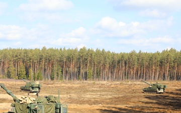 1st Bn, 9th FAR conducts Table XVIII in Lithuania