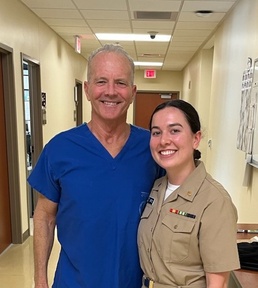 Doctor reunites with medical student he delivered decades ago