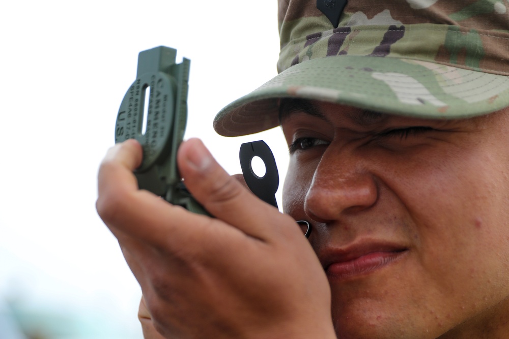Reserve Soldiers Complete Land Navigation for 2024 Best Warrior Competition
