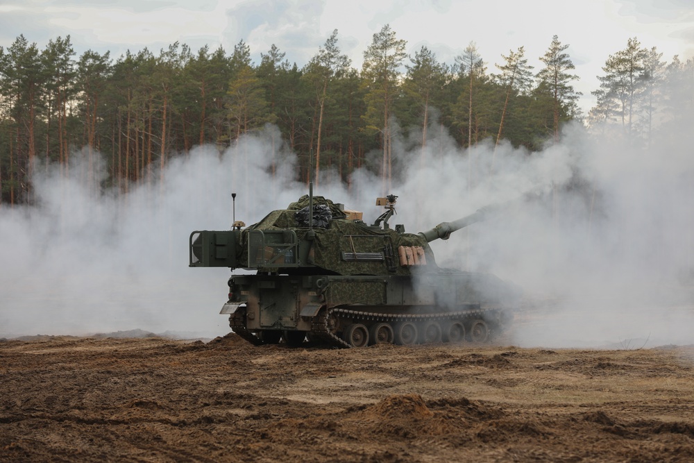 1st Bn., 9th FAR conducts Table XVIII in Lithuania