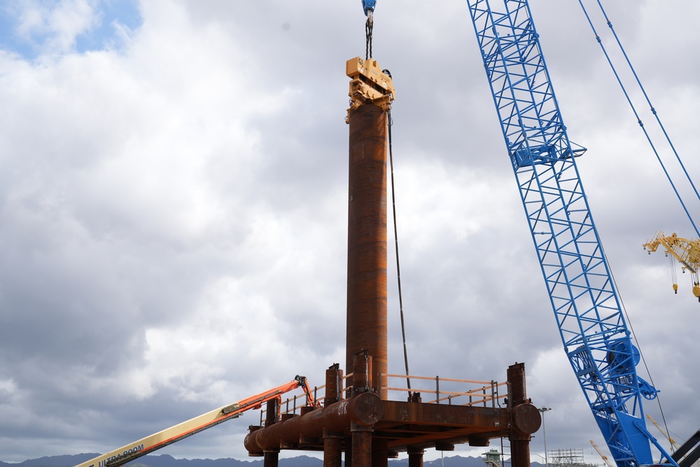 Pearl Harbor Naval Shipyard Dry Dock 5 Construction