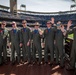 Naval Aviators from VAQ 129 Wave at San Diego Padres Opening Game Crowd