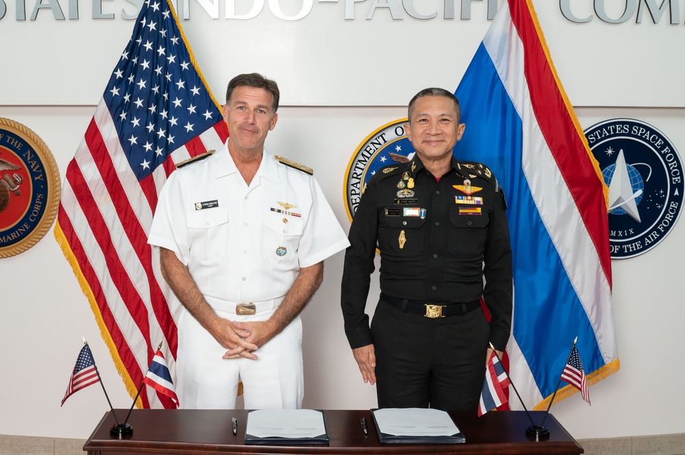 U.S. and Thailand sign an 8-star annex at U.S. Indo-Pacific Command Headquarters