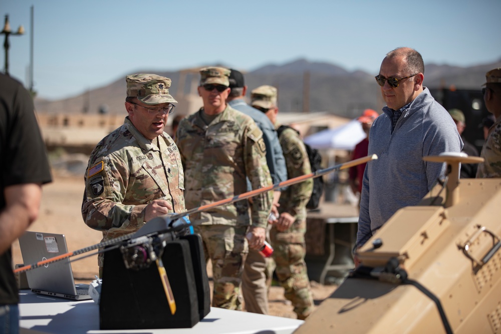 Under Secretary of the Army visits Project Convergence Capstone 4
