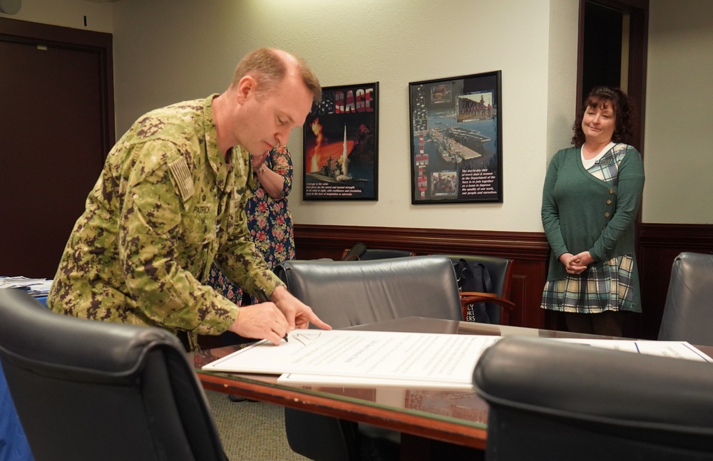 NWS Yorktown supports Child Abuse Prevention Month with proclamation signing