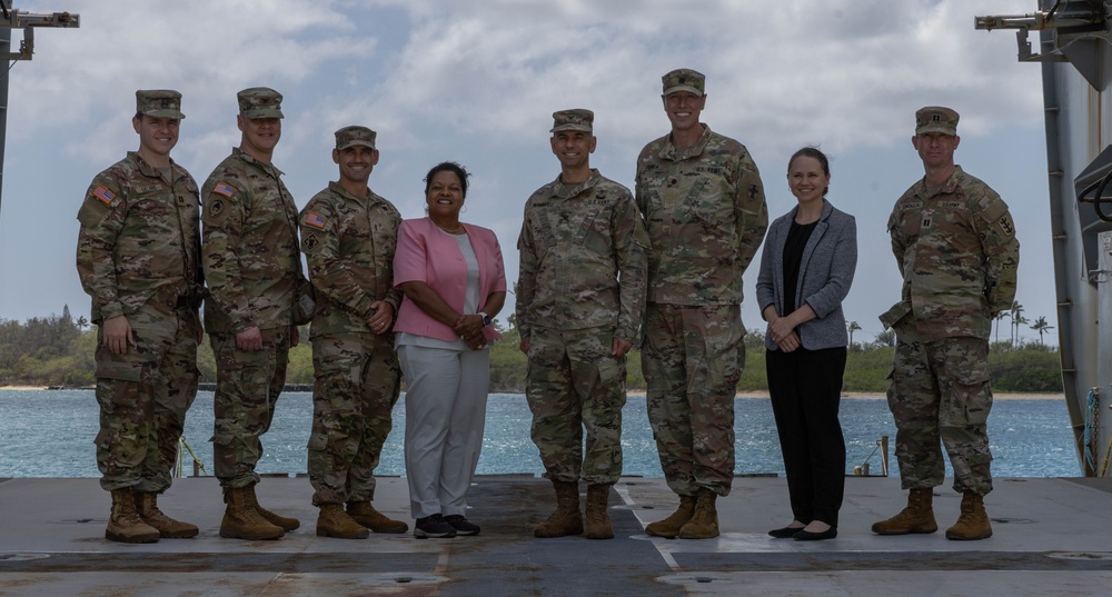 Army General Counsel visits LSV 7