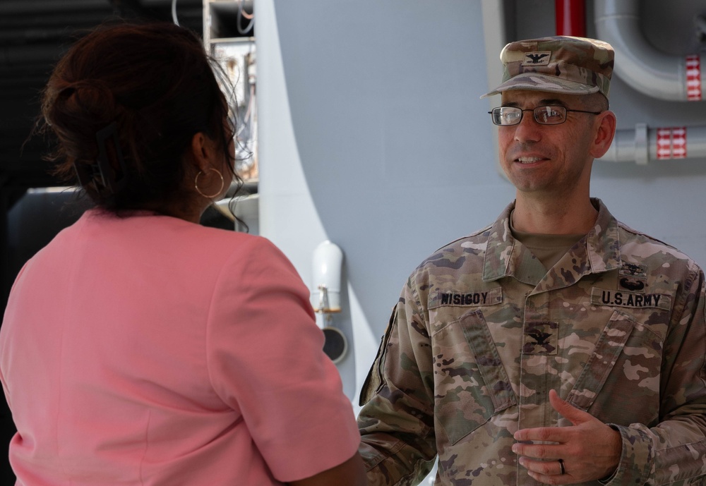 Army General Counsel visits LSV 7