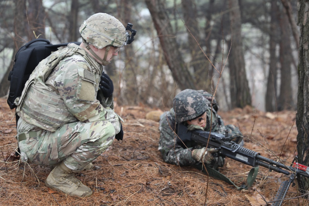 Republic of Korea soldiers conduct preparatory training