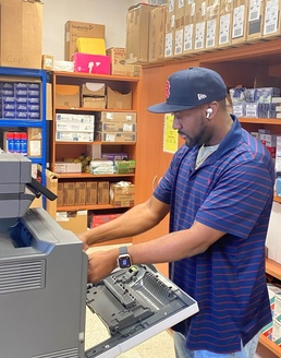 Former signal and public affairs Soldier now serving as AFSBn-Germany’s IT expert