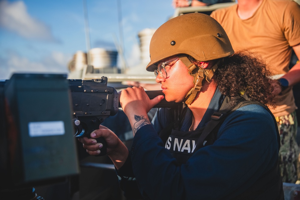 USS John S. McCain Gun Shoot