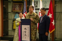 Lt. Gen. Burleson honored with Korean name for commitment to ROK-US Alliance