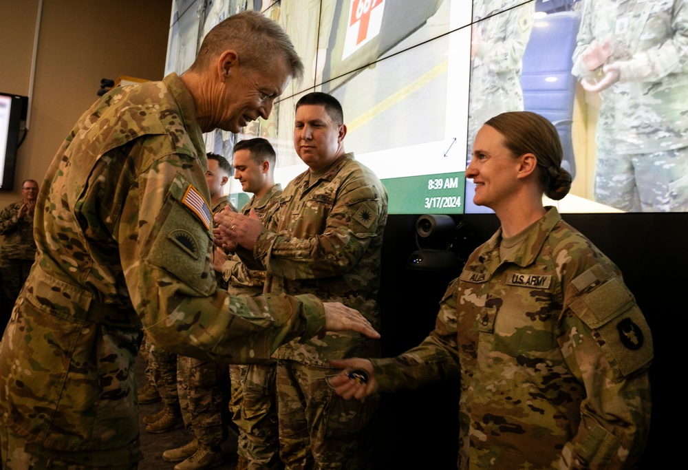 Chief of National Guard Bureau visits Task Force Spartan Soldiers