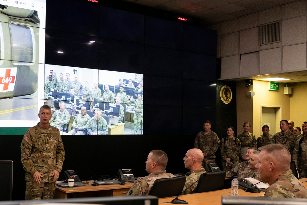 Chief of National Guard Bureau visits Task Force Spartan Soldiers