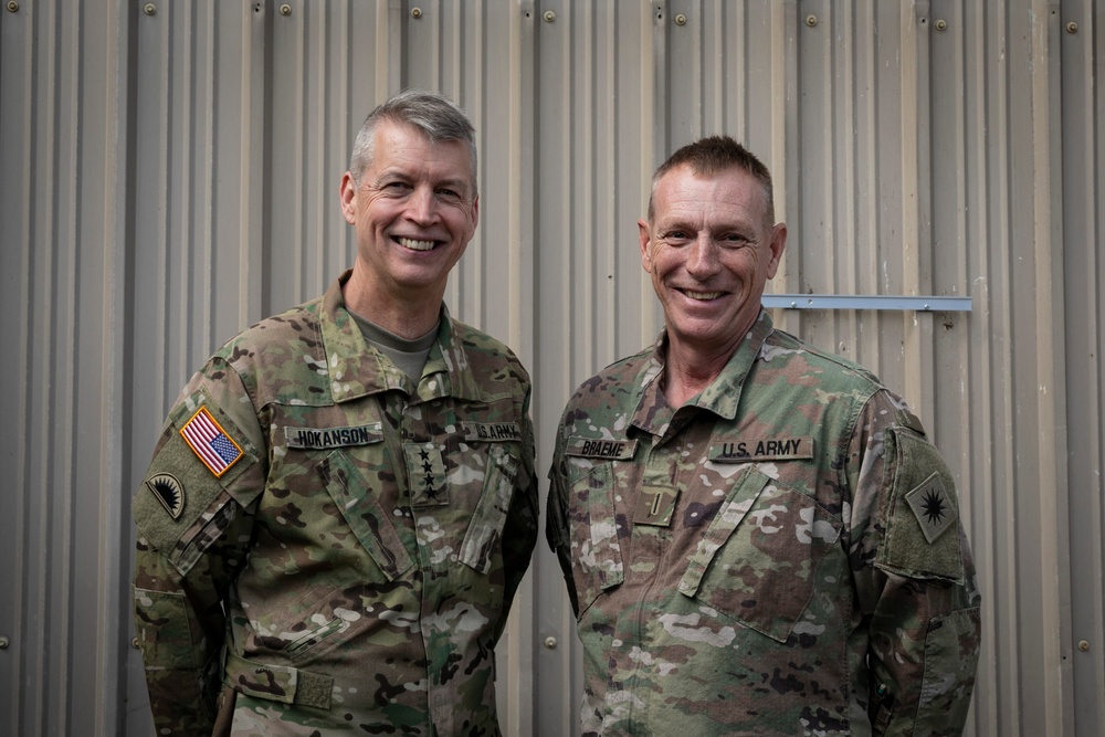 Chief of National Guard Bureau visits Task Force Spartan Soldiers