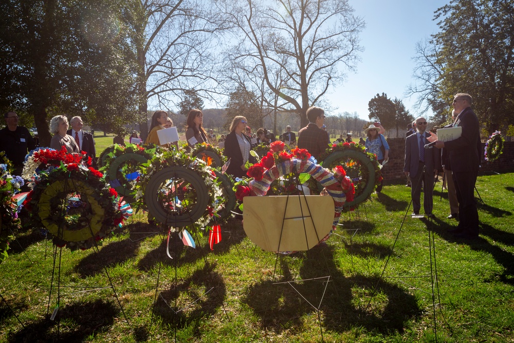 Wreath Laying in honor of President Madison’s 273rd birthday