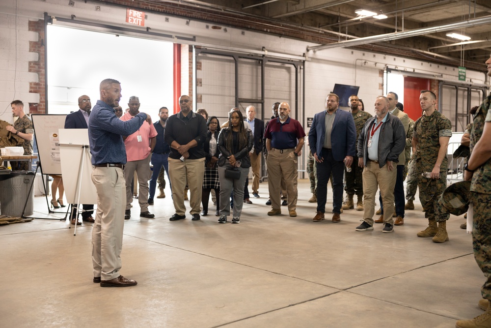 Class II Advisory Working Group Tours New II MEF CSP Hub on MCB Camp Lejeune