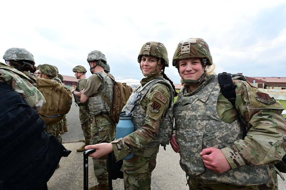 Airmen participate in Agile Flag 23-1 at the forward operating site