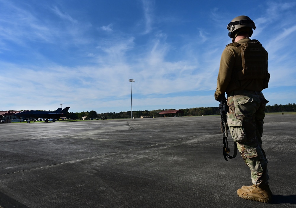 Airmen participate in Agile Flag 23-1 at the forward operating site