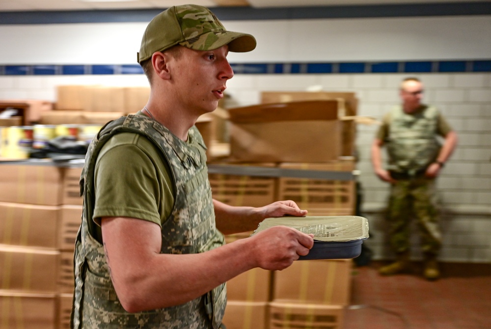 Airmen participate in Agile Flag 23-1 at the forward operating site