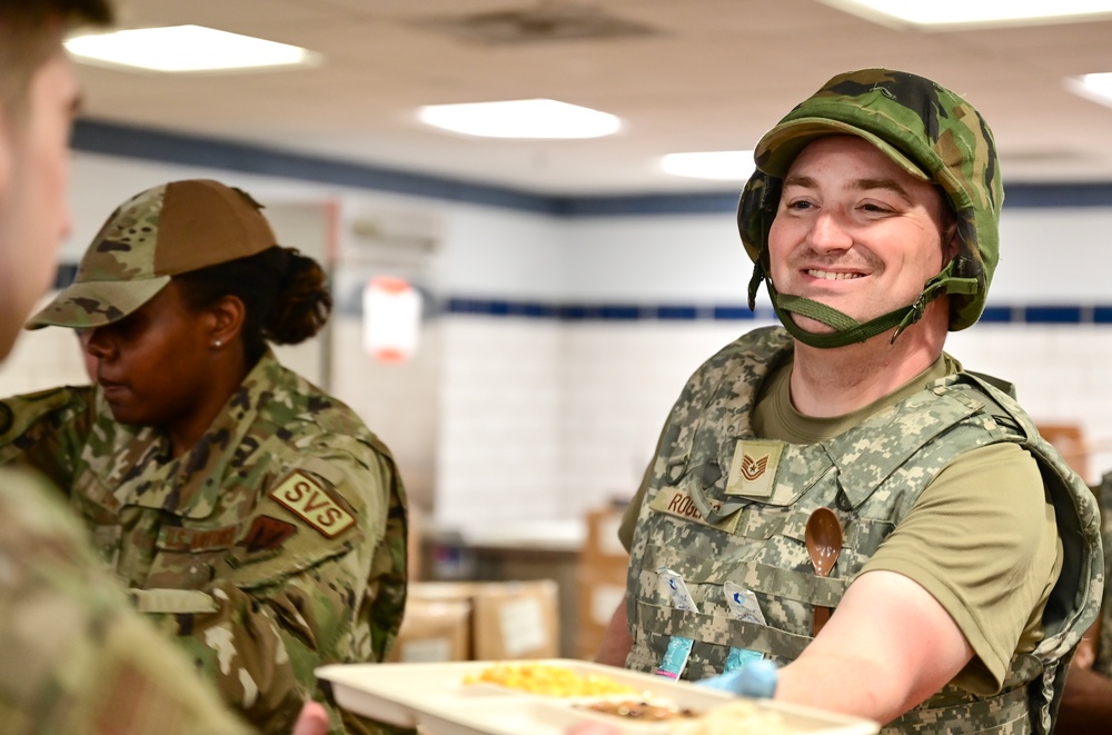 Airmen participate in Agile Flag 23-1 at the forward operating site