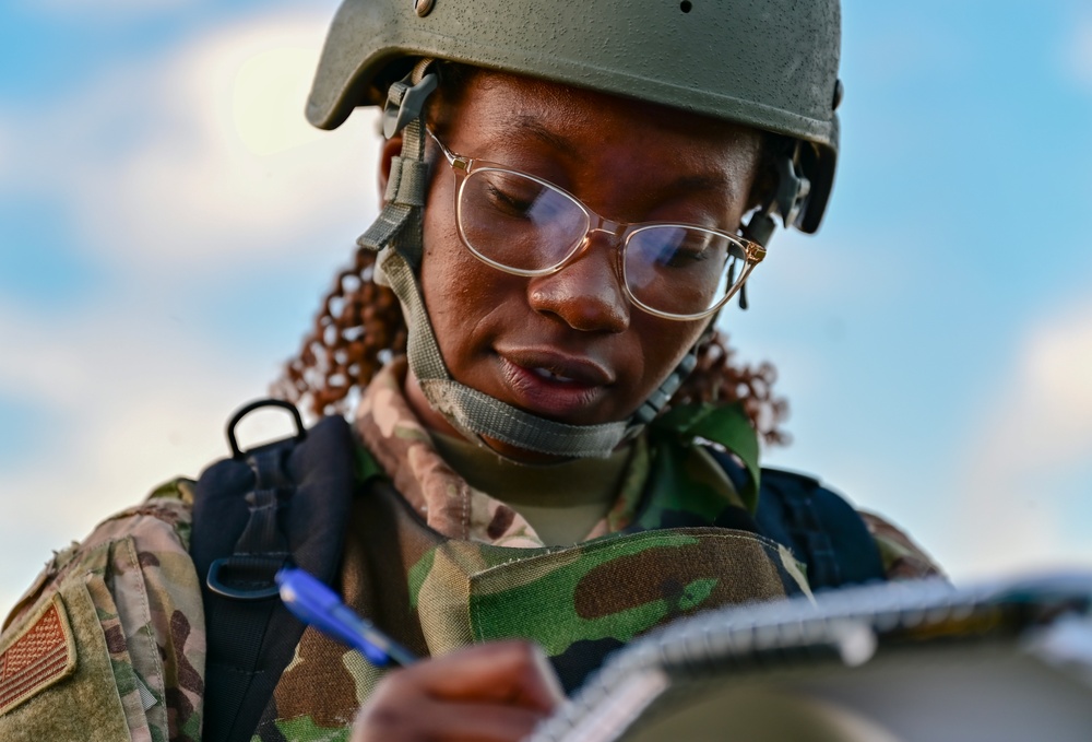 Airmen participate in Agile Flag 23-1 at the forward operating site