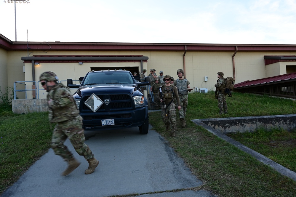 Airmen participate in Agile Flag 23-1 at the forward operating site